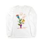 スタジオばんやの花スマート Long Sleeve T-Shirt