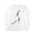 jamfish_goodiesのCOLORトカゲFAMILY Long Sleeve T-Shirt