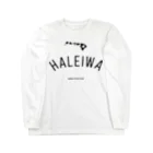 ハワイスタイルクラブのHALEIWA　BLK LOGO ロングスリーブTシャツ