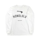 ハワイスタイルクラブのHONOLULU　BLK LOGO ロングスリーブTシャツ