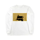 【KOTCH】 Tシャツショップのタレねこ　イエロー Long Sleeve T-Shirt