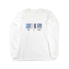 E.Doの‪𝐃𝐚𝐲‬＆𝐍𝐢𝐠𝐡𝐭（黒文字） Long Sleeve T-Shirt