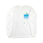 ワカボンドののんびりと釣りを楽しむ_ポケット Long Sleeve T-Shirt