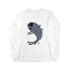 戯筆 zarefudeの鯉 Long Sleeve T-Shirt