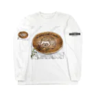 YURITAROORIGINLの笑うハリネズミとタンポポの綿毛. Long Sleeve T-Shirt