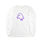 akioco’s character goodsの害鳥(紫) Long Sleeve T-Shirt