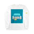 ちいさいくるまのちいさいくるま　青 Long Sleeve T-Shirt