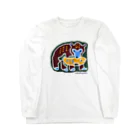 camelwreathのラグT  (木彫りの熊のラグ) Long Sleeve T-Shirt