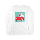 ぴつぴのゆるイラストしょっぷのうきうきドライブ Long Sleeve T-Shirt