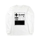 Iruseの輸血パック ロングスリーブTシャツ