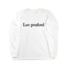 Luv peafowl！のLuv peafowl！ Long Sleeve T-Shirt