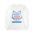 HeartToMeのねこ大好き　ReallyLoveCats ロングスリーブTシャツ