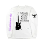 Màau Music.貓音樂 マウミュージックネコショップの政元裕羽ギター長袖T 選べるカラー淡色 Long Sleeve T-Shirt