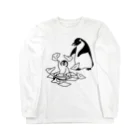 ichomaeのティッシュを全部出すペンギン Long Sleeve T-Shirt