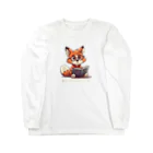 みゆみん@YouTuber ／M|Little Kit Foxの読書タイム Tシャツ Long Sleeve T-Shirt