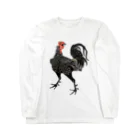 Drecome_Designの軍鶏 ロングスリーブTシャツ