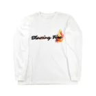 ArayashikI_Japanの炎-Blazing Fire-【淡色系アパレル】 ロングスリーブTシャツ