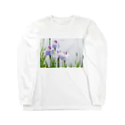 akane_art（茜音工房）の癒しの風景（花菖蒲） Long Sleeve T-Shirt