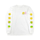 えるポピ・ハッピー・グッズショップのころころ転がるポチャリエル Long Sleeve T-Shirt