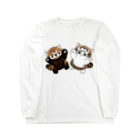 mofusandのレッサーパンダにゃん Long Sleeve T-Shirt