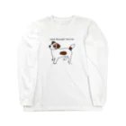 虹色PLUSのかわいいジャックラッセルテリア犬 Long Sleeve T-Shirt