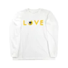 コチ(ボストンテリア)の両面プリント:ボストンテリア(月LOVE)[v2.8k] Long Sleeve T-Shirt