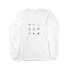 ぎょぎょまあとのスノーケリングで出会えるお魚たち Long Sleeve T-Shirt