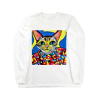 miehayashi1984のファンキーcat Long Sleeve T-Shirt