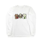 もののけCo.のくまくまファミリー Long Sleeve T-Shirt