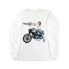 machiperのバイク女子 Long Sleeve T-Shirt