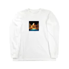 ＠世界遺産周りたい人のお店のドット絵　世界遺産シリーズ　『タージ・マハル』 Long Sleeve T-Shirt