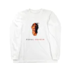 AMBITIOの2PAC TUPAC SHAKUR FACE イラストデザイン ロングスリーブTシャツ