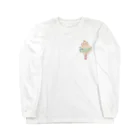 nins・にんずのモルモットのバレリーナちゃん青 Long Sleeve T-Shirt