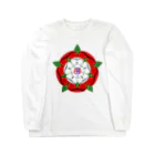 fab chic ファブシックのファブローズ Long Sleeve T-Shirt