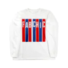 fab chic ファブシックのトリコロールfab chic ロングスリーブTシャツ