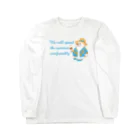 キッズモード某の真夏のスノーマン(濃色用) Long Sleeve T-Shirt