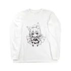 KAZAHANAのきつねっ娘ふぅちゃん - 習作編 - ロングスリーブTシャツ