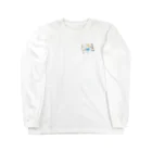 Chapicomon715の三白にゃん　み〜にゃ Long Sleeve T-Shirt