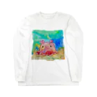 onmycolorの楽描き店のめんだぁこさん Long Sleeve T-Shirt