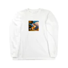 mikkunchamaのかわいいうさぎのイラストグッズ Long Sleeve T-Shirt