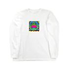 miranoのサイケデリックなカエル Long Sleeve T-Shirt