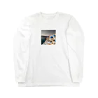 manopinoのおしゃれな街！サントリーニ島 Long Sleeve T-Shirt