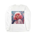 ソヒのショップのピンクな女子 Long Sleeve T-Shirt