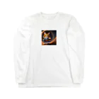 Mzaki_70のspace cat Long Sleeve T-Shirt