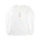 orange_honeyのジュース　ワンポイント Long Sleeve T-Shirt