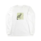 コハクのカーテンレールから見下ろすコハク Long Sleeve T-Shirt