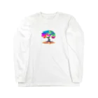 Kuronicoのレインボーガジュマル Long Sleeve T-Shirt