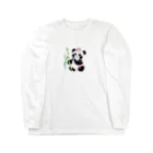 KaSumi's shopのかぐやパンダ姫 Long Sleeve T-Shirt