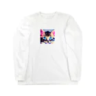 Hiyatanuのかわいい子猫 Long Sleeve T-Shirt