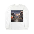 インスピレーションshopの日本の街並み Long Sleeve T-Shirt